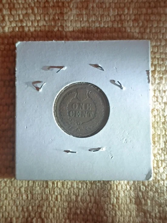 1901 Indian Head Memorial Shield Penny - Picture 4 of 4